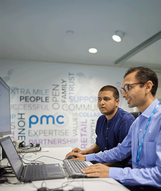 PMC employee testing software