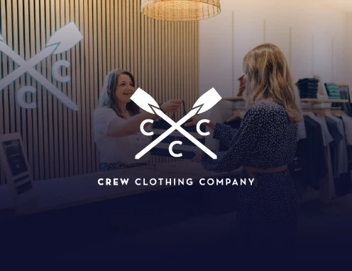 Crew clothing banner