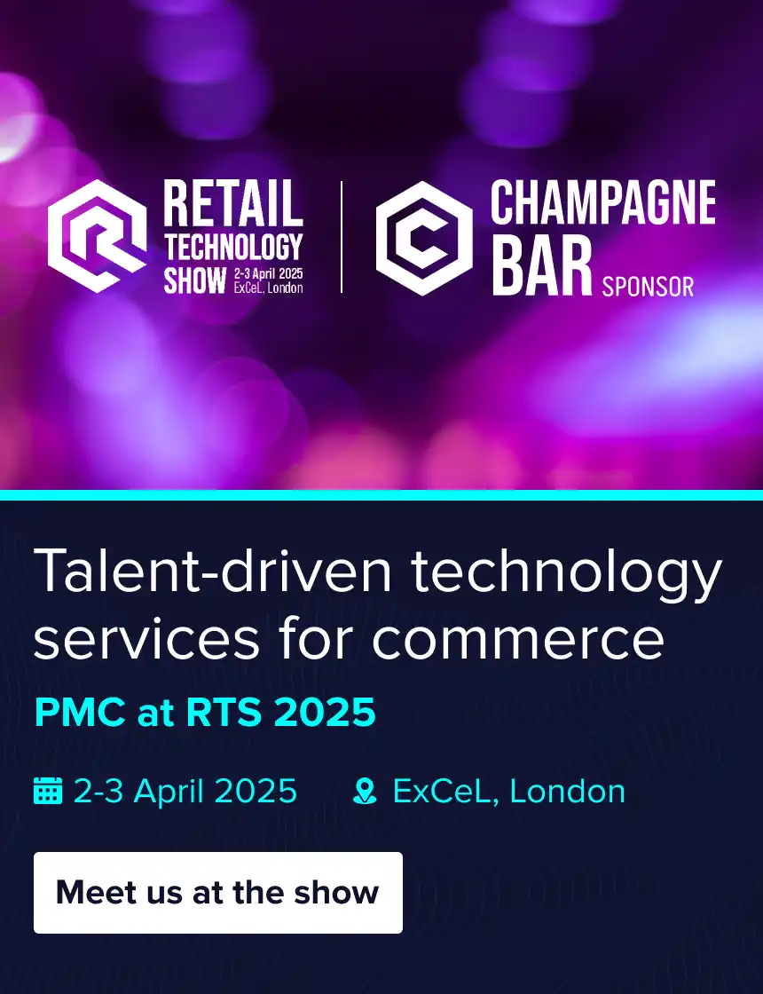 PMC champagne bar at RTS banner mobile