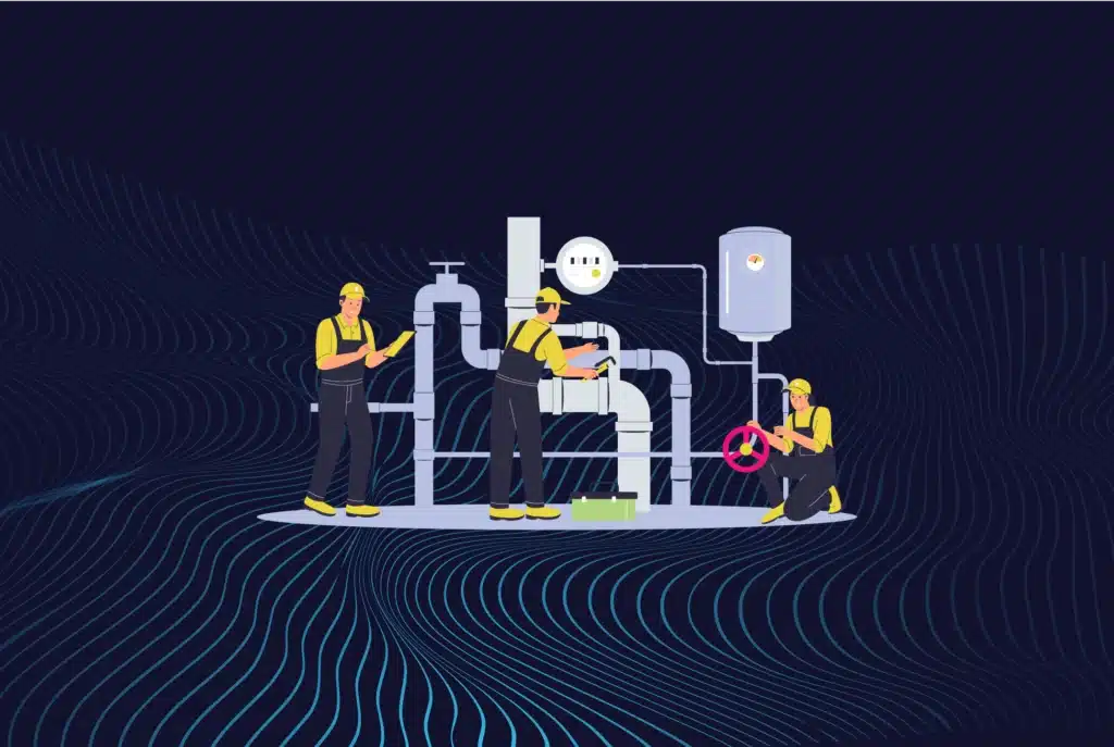 Illustration plumbing retail
